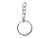 JJ790 ARGOLA COM CORRENTE PARA CHAVEIRO 22MM - PCT 20 PÇS