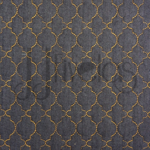 JJ1844 - JEANS MATELASSADO EGÍPCIO - 50CM X 1,40MT - JJFIVELAS