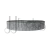 JJ1883 - ALÇA CHIC ESTAMPADA CORAÇÃO LISTRAS - 3,0CM X 1,00MT - JJFIVELAS