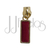 JJ2058 - CURSOR PARA ZÍPER N5 BAGUETE COM PEDRA BORDO - JJFIVELAS