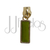 JJ2059 - CURSOR PARA ZÍPER N5 BAGUETE COM PEDRA VERDE - JJFIVELAS