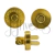 JJ1060 BOTÃO IMÃ 18 OURO - UNIDADE - comprar online