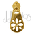 JJ2007 - CURSOR PARA ZÍPER Nº5 GOTA FLOR 8035 - JJFIVELAS