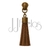 JJ2237 - CURSOR Nº5 TASSEL - DR22 - CARAMELO na internet