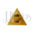 JJ1734 - FECHO PARA BOLSA TRIÂNGULO E1230  - JJFIVELAS