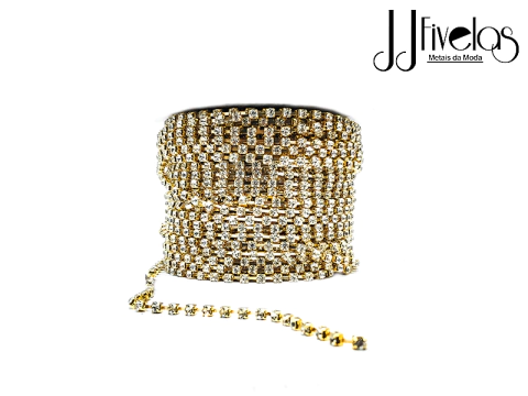 JJ1181 CORRENTE DE STRASS SS16 - (1 METRO)