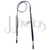JJ972 - ALÇA P/BOLSA TRANSVERSAL 1,00 CM SINTÉTICA C/ REGULADOR na internet