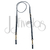JJ972 - ALÇA P/BOLSA TRANSVERSAL 1,00 CM SINTÉTICA C/ REGULADOR