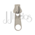 JJ1979 - CURSOR PARA ZÍPER TRATOR