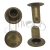 JJ1049 REBITE N°3 ABAULADO - PCT C/50 PEÇAS - FERRO - comprar online