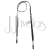 JJ972 - ALÇA P/BOLSA TRANSVERSAL 1,00 CM SINTÉTICA C/ REGULADOR - loja online