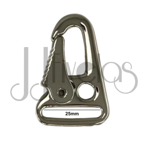 JJ2728 - MOSQUETÃO BICO DE PATO 8412 - 2,5CM