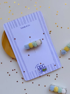 MINI CLIP | CHUVINHA DE COR - Estella & Co - Laços para Bebês