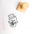 Carimbo Boneco de Neve - comprar online