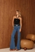 Calça Jeans Flare Confort Jeans Médio Alcance na internet
