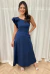 Vestido Tricoline Ombro Único Felipa - comprar online