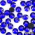 Strass Vidro Cristal Koreano Azul Bic - tam. 6mm