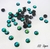 Dome Multicolor Koreano AB Aqua - tam. 4mm