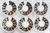 Disco Rosas 3D Micro Dourada e Prata - tam. 3mm - comprar online