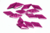 Chapinha Losango Metal Rosa Pink - tam. 3x6