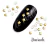 Chapinha Estrela Metal Dourada - tam. 3mm
