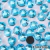 Strass Vidro Cristal Koreano Azul Claro - tam. 6mm