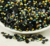 Strass Nude AB Preto - tam. 4mm