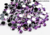 Strass Redondo Acrílico Luxo AB Lilás - tam. 4mm