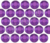 Strass Metal Sextavado Roxo - tam. 4mm - comprar online