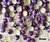 Dome Flocado Koreano Roxo - tam. 4mm
