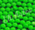 Strass Metal Sextavado Verde Neon