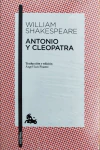 ANTONIO Y CLEOPATRA WILLIAM SHAKESPEARE