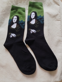 Medias largas de "La mona Lisa" Leonardo da Vinci - comprar online