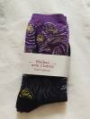 Medias largas de la "Noche Estrellada" Vincent Van Gogh tono violeta - comprar online