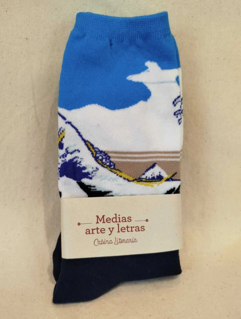 Medias largas "La gran ola" de Kanagawa - comprar en línea