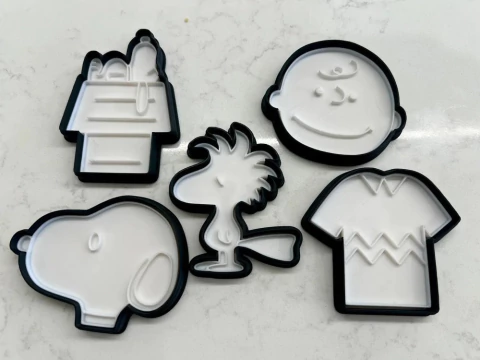 cortante set x 5 Snoopy mod 8