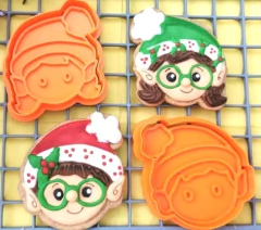 cortante set x 2 elfo navidad mod 74 - comprar online