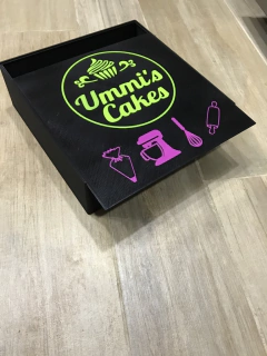 Caja 25x25x8 con Tapa deslizante personalizada en internet