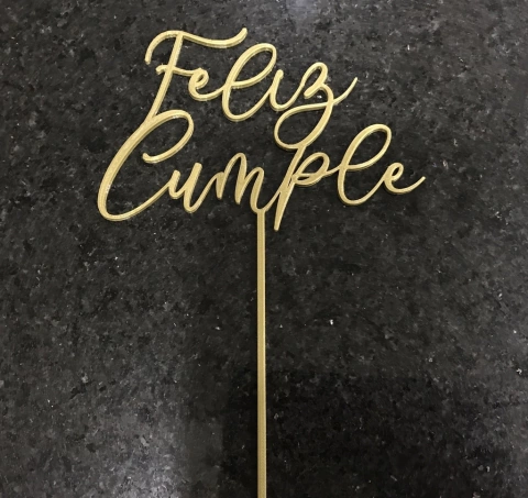 Topper torta Feliz Cumple 5