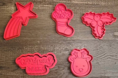 cortante set x 5 navidad mod 71