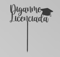 Topper Diganme Licenciada