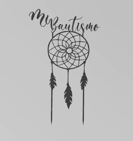Topper Mi Bautismo 2