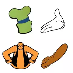 cortante entero Goofie set x 4
