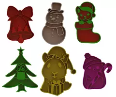 cortante entero navidad set x 6 mod.11.