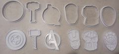 cortante set x 6 avengers 1
