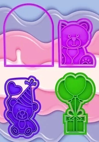 cortante oso de cumpleaños juego 3