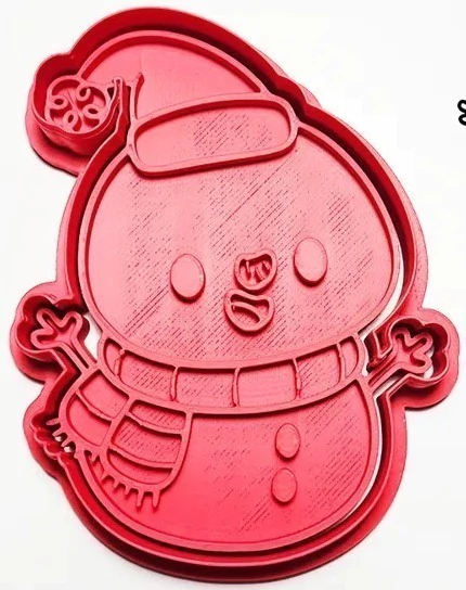 cortante +sello navidad muñeco nieve mod 64