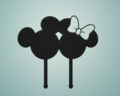 Topper Torta Mickey y Minnie