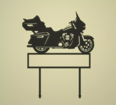 Topper Torta Moto + Nombre Mod 2
