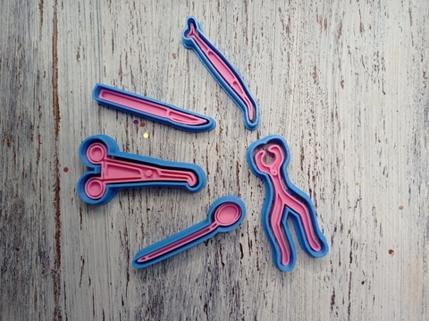 Set x5 Herramientas de Dentista